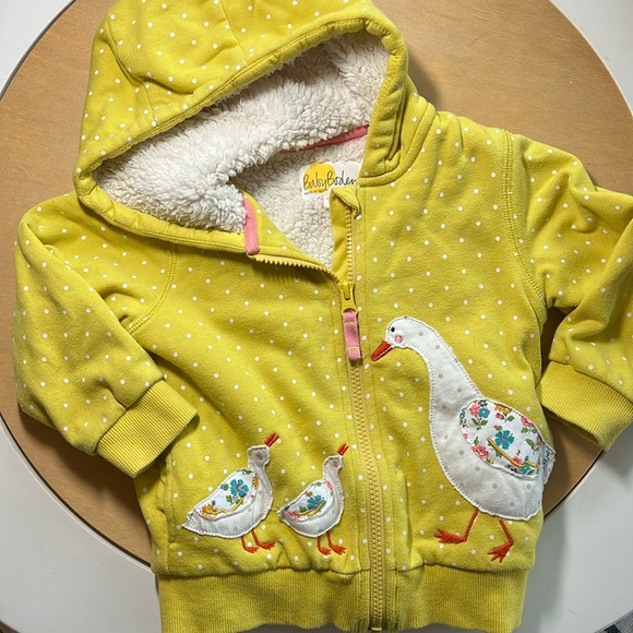 Baby Boden Other - Baby Boden duck goose bock boc lined zip hoodie
